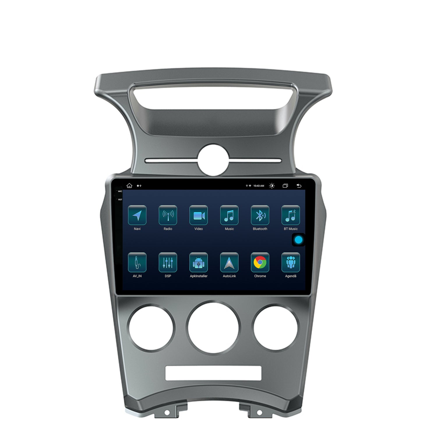 Navigatie Kia Carens (2007-2011), Android, X-Octacore / 8GB RAM + 256GB ROM, 9.5 Inch - AD-BGX9008+AD-BGRKIT209