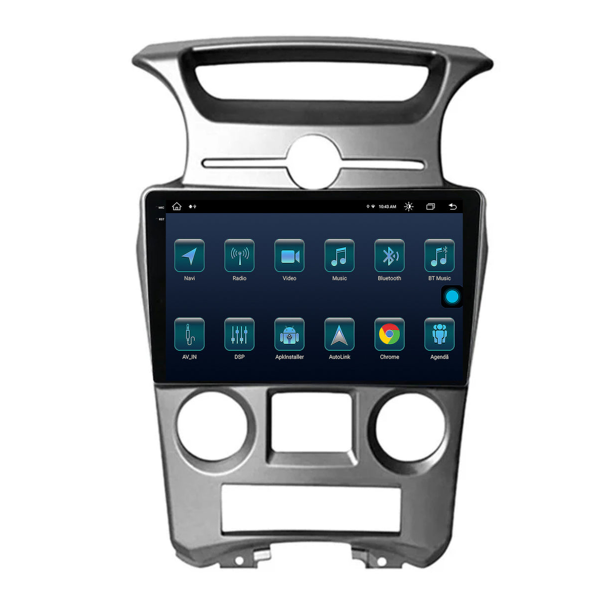 Navigatie Kia Carens (2007-2011), Android, X-Octacore / 8GB RAM + 256GB ROM, 9.5 Inch - AD-BGX9008+AD-BGRKIT209V2