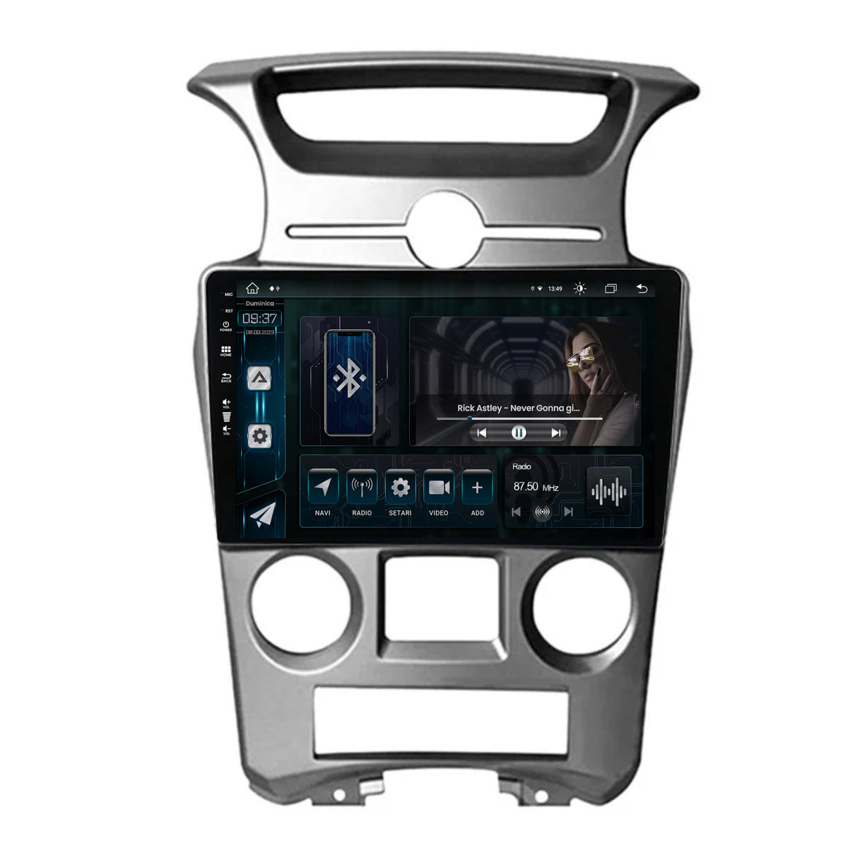 Navigatie Kia Carens (2007-2011), Android, Z-Octacore / 8GB RAM + 256GB ROM, 9 Inch - AD-BGZ9008+AD-BGRKIT209V2