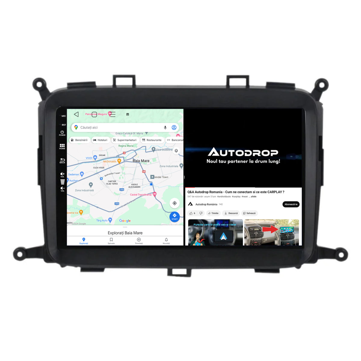 Navigatie Kia Carens (2012-2017), Android, A-Octacore / 4GB RAM + 64GB ROM, 9 Inch - AD-BGA9004+AD-BGRKIT220