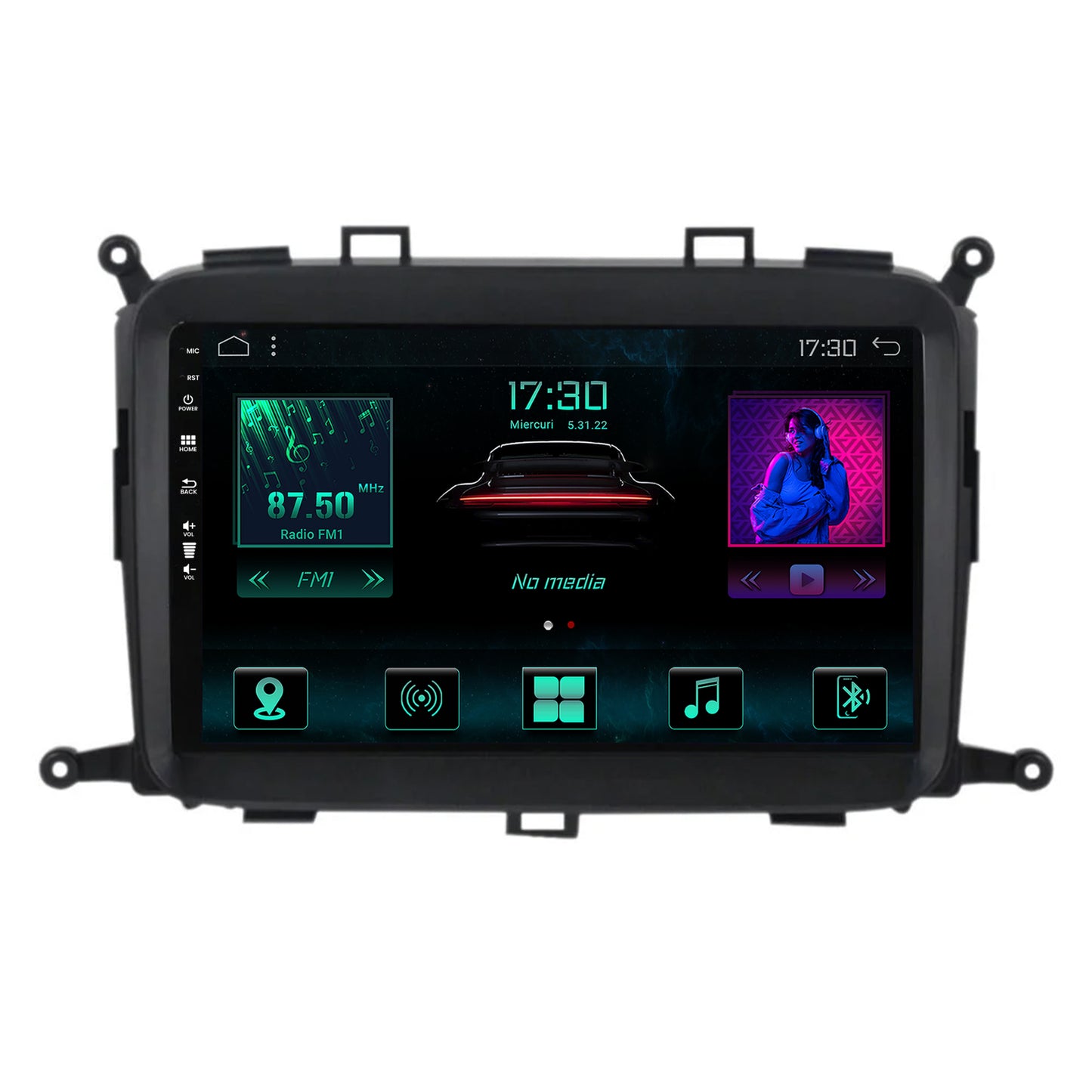 Navigatie Kia Carens (2012-2017), Android, A-Octacore / 4GB RAM + 64GB ROM, 9 Inch - AD-BGA9004+AD-BGRKIT220