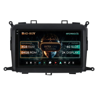 Navigatie Kia Carens (2012-2017), Android, V-Octacore / 4GB RAM + 64GB ROM, 9.5 Inch - AD-BGV9004+AD-BGRKIT220