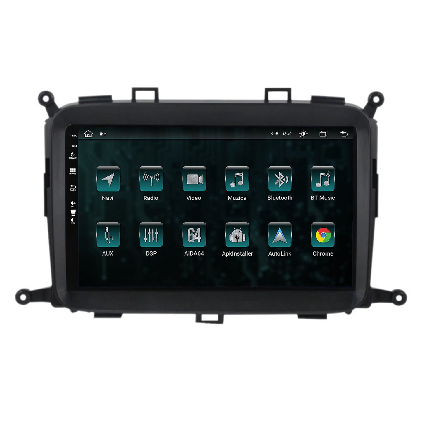 Navigatie Kia Carens (2012-2017), Android, Z-Octacore / 8GB RAM + 256GB ROM, 9 Inch - AD-BGZ9008+AD-BGRKIT220