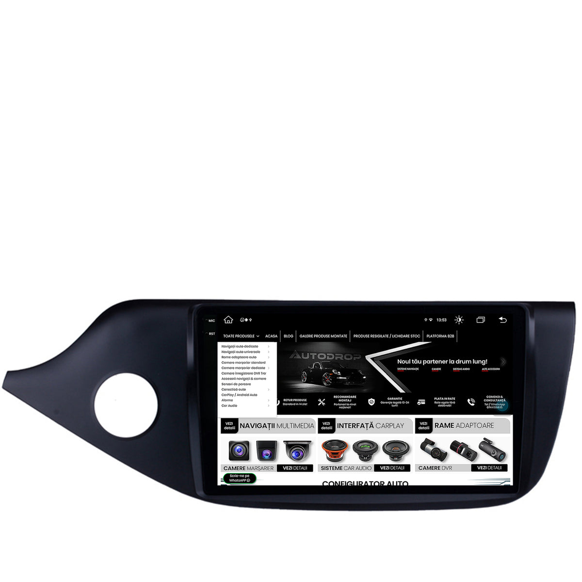 Navigatie Kia CEED (2012-2018), Android, V-Octacore / 4GB RAM + 64GB ROM, 9.5 Inch - AD-BGV9004+AD-BGRKIT149