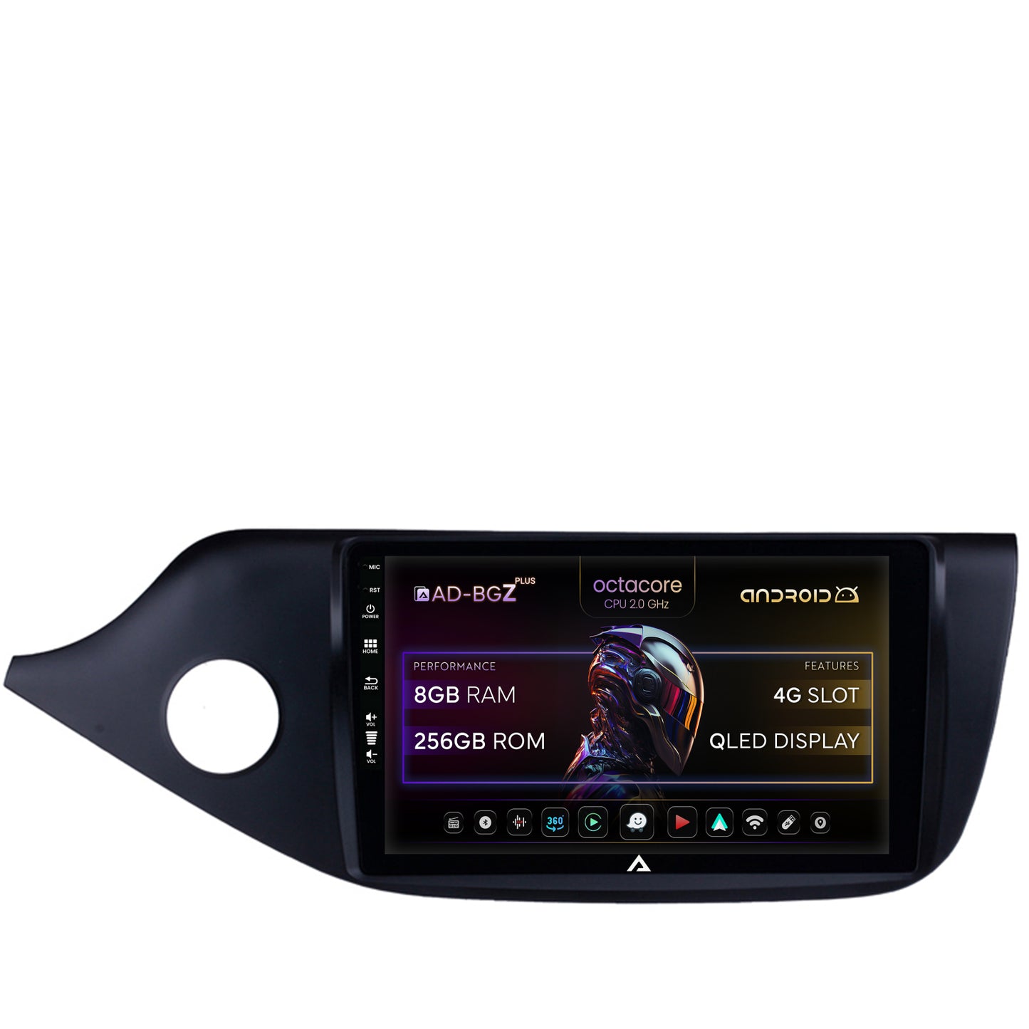 Navigatie Kia CEED (2012-2018), Android, Z-Octacore / 8GB RAM + 256GB ROM, 9 Inch - AD-BGZ9008+AD-BGRKIT149