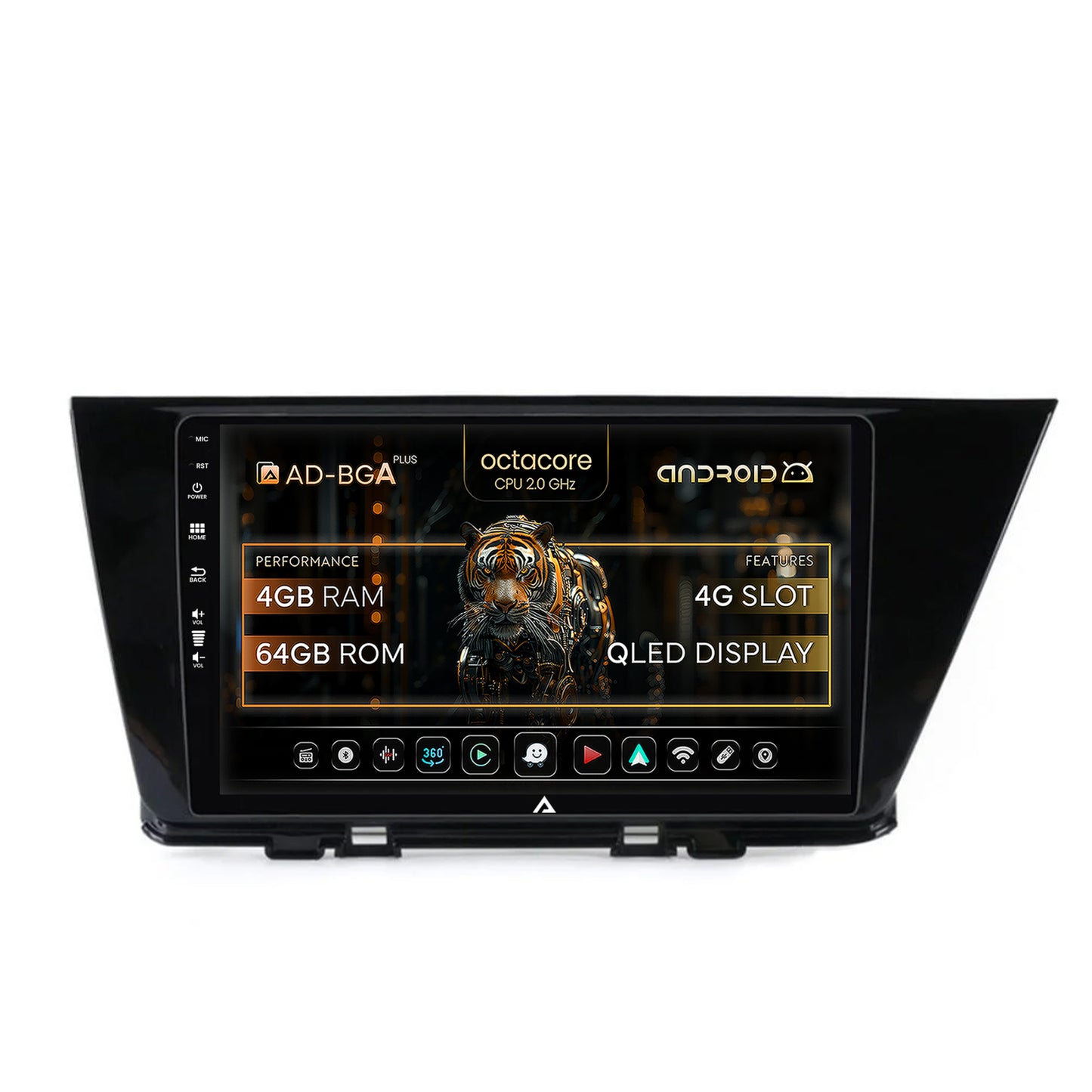 Navigatie Kia Niro (2016+), Android, A-Octacore / 4GB RAM + 64GB ROM, 9 Inch - AD-BGA9004+AD-BGRKIT152