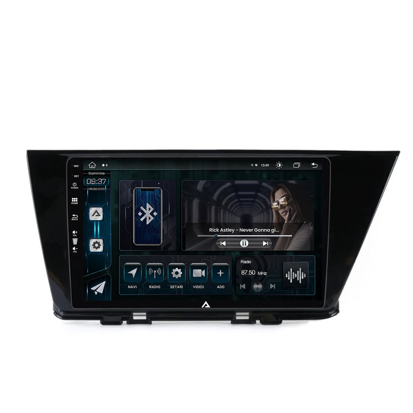Navigatie Kia Niro (2016+), Android, A-Octacore / 4GB RAM + 64GB ROM, 9 Inch - AD-BGA9004+AD-BGRKIT152