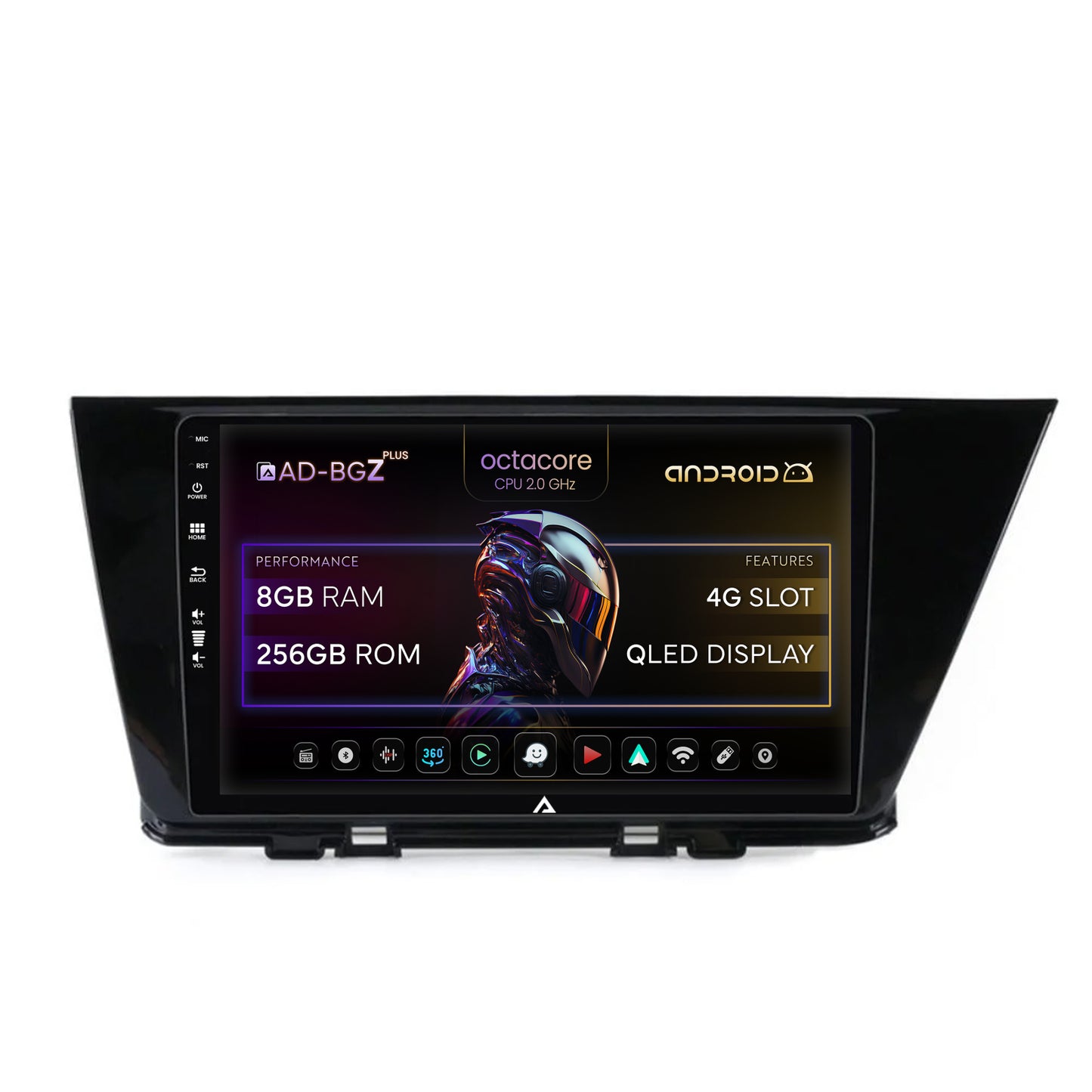 Navigatie Kia Niro (2016+), Android, Z-Octacore / 8GB RAM + 256GB ROM, 9 Inch - AD-BGZ9008+AD-BGRKIT152