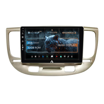 Navigatie Kia Rio (2006-2011), Android, P-Octacore / 2GB RAM + 32GB ROM, 9 Inch - AD-BGP9002+AD-BGRKIT232