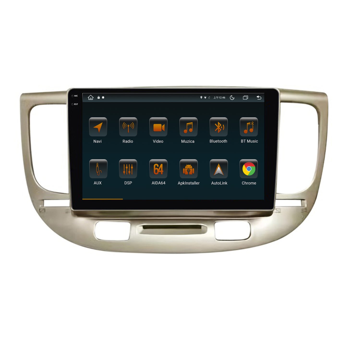Navigatie Kia Rio (2006-2011), Android, V-Octacore / 4GB RAM + 64GB ROM, 9.5 Inch - AD-BGV9004+AD-BGRKIT232