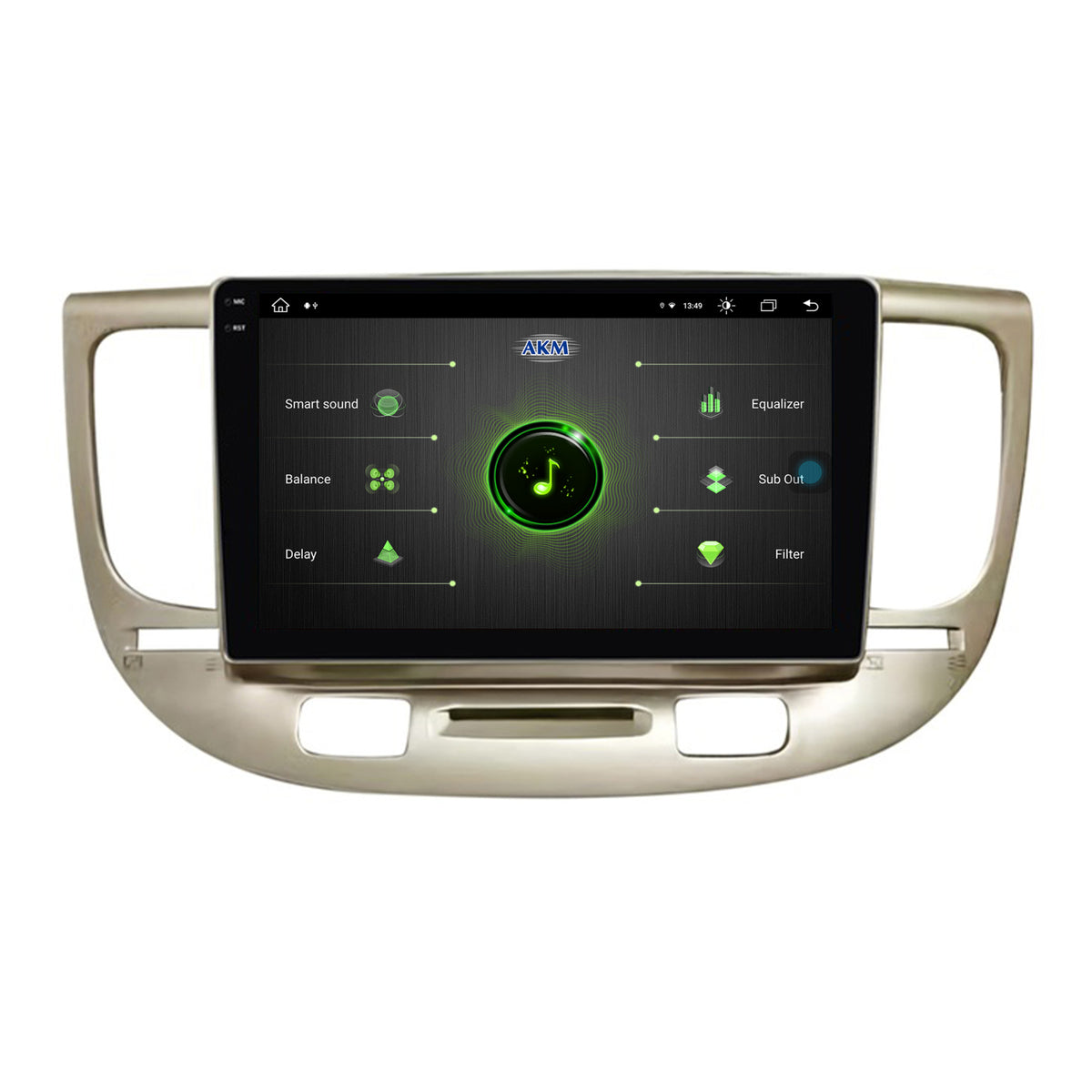 Navigatie Kia Rio (2006-2011), Android, V-Octacore / 4GB RAM + 64GB ROM, 9.5 Inch - AD-BGV9004+AD-BGRKIT232