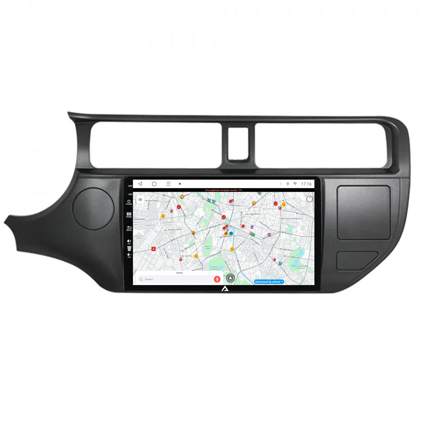 Navigatie Kia Rio (2011-2014), Android, E-Octacore / 2GB RAM + 32GB ROM, 9 Inch - AD-BGE9002+AD-BGRKIT226