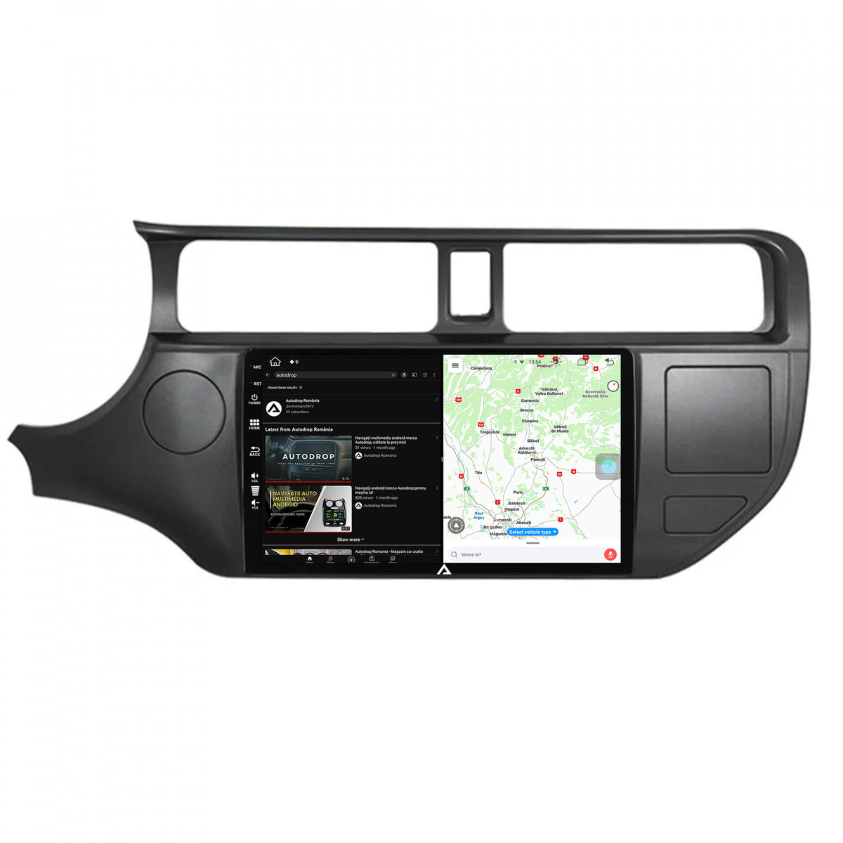 Navigatie Kia Rio (2011-2014), Android, Z-Octacore / 8GB RAM + 256GB ROM, 9 Inch - AD-BGZ9008+AD-BGRKIT226