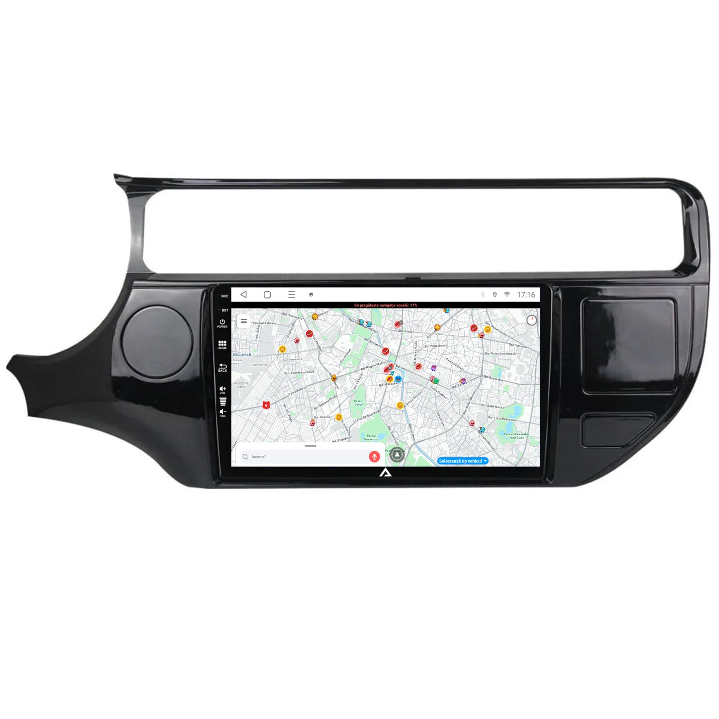 Navigatie Kia Rio (2014-2017), Android, E-Octacore / 2GB RAM + 32GB ROM, 9 Inch - AD-BGE9002+AD-BGRKIT228
