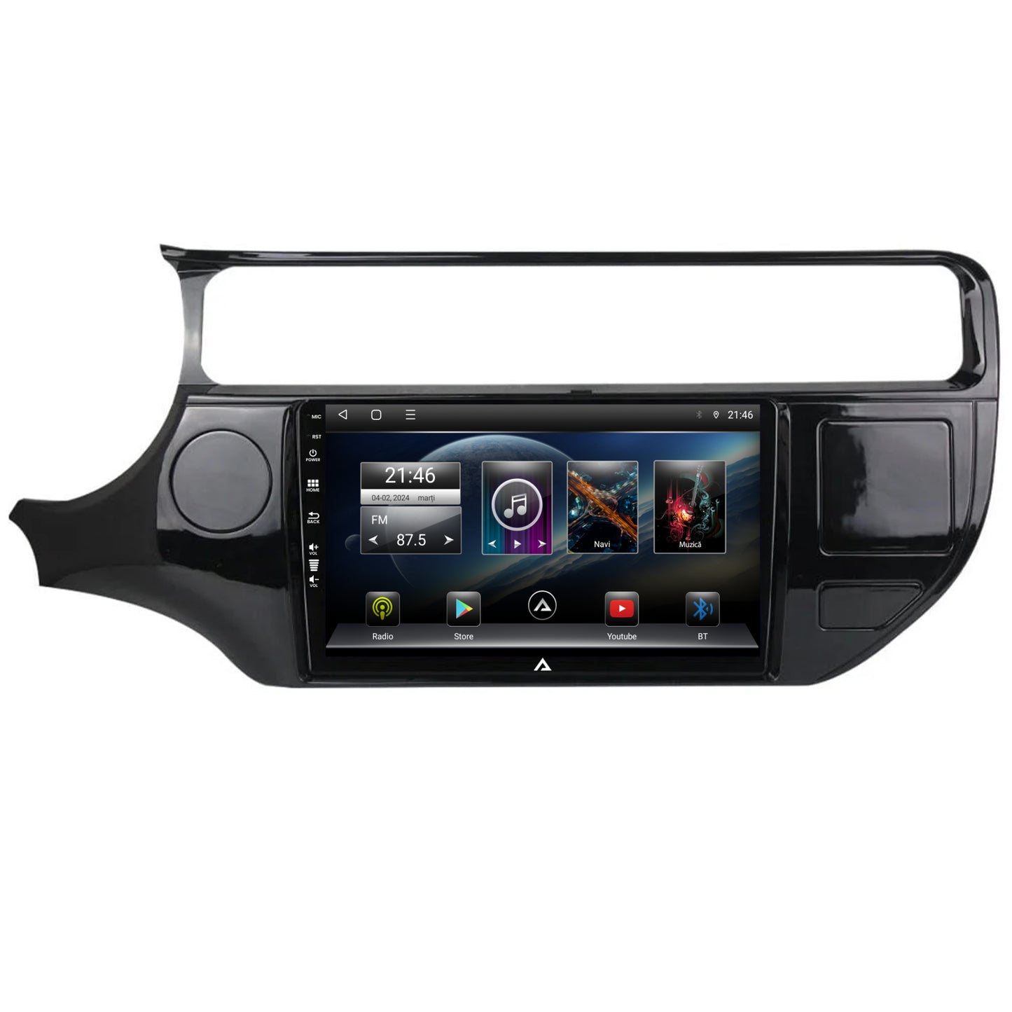 Navigatie Kia Rio (2014-2017), Android, P-Octacore / 2GB RAM + 32GB ROM, 9 Inch - AD-BGP9002+AD-BGRKIT228