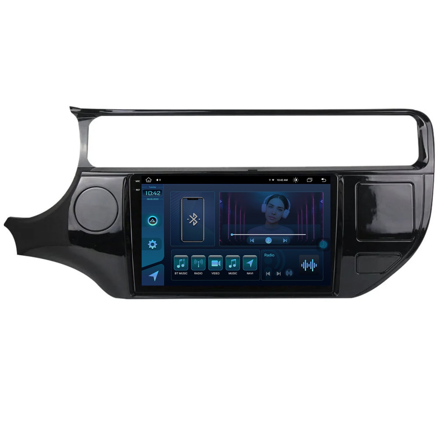 Navigatie Kia Rio (2014-2017), Android, X-Octacore / 8GB RAM + 256GB ROM, 9.5 Inch - AD-BGX9008+AD-BGRKIT228