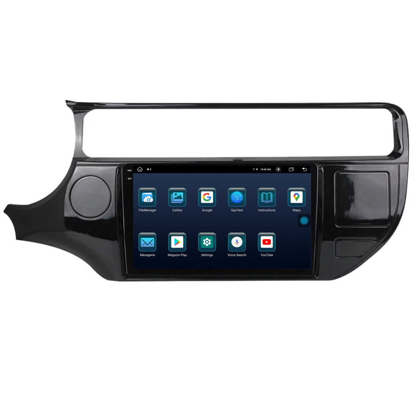 Navigatie Kia Rio (2014-2017), Android, X-Octacore / 8GB RAM + 256GB ROM, 9.5 Inch - AD-BGX9008+AD-BGRKIT228