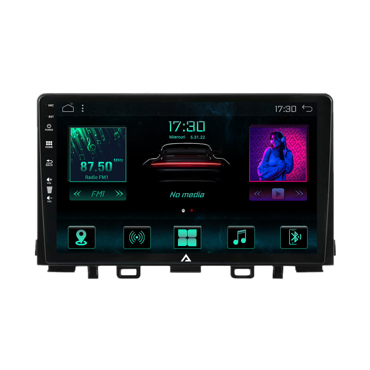 Navigatie Kia Rio (2017-2024), Android, A-Octacore / 4GB RAM + 64GB ROM, 9 Inch - AD-BGA9004+AD-BGRKIT222