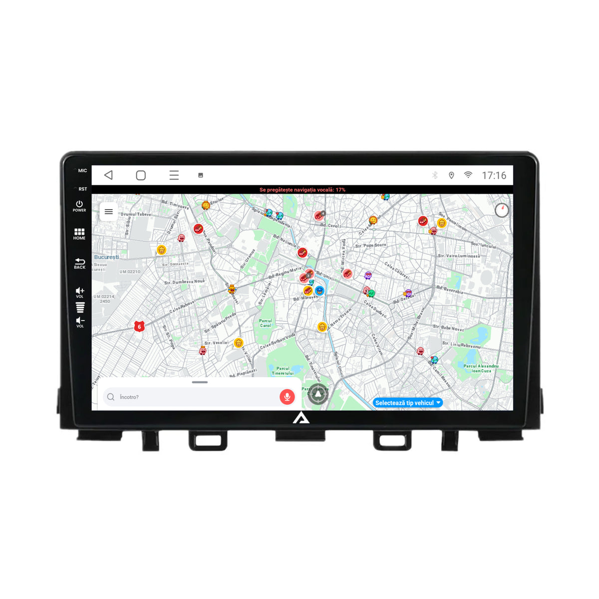 Navigatie Kia Rio (2017-2024), Android, P-Octacore / 2GB RAM + 32GB ROM, 9 Inch - AD-BGP9002+AD-BGRKIT222