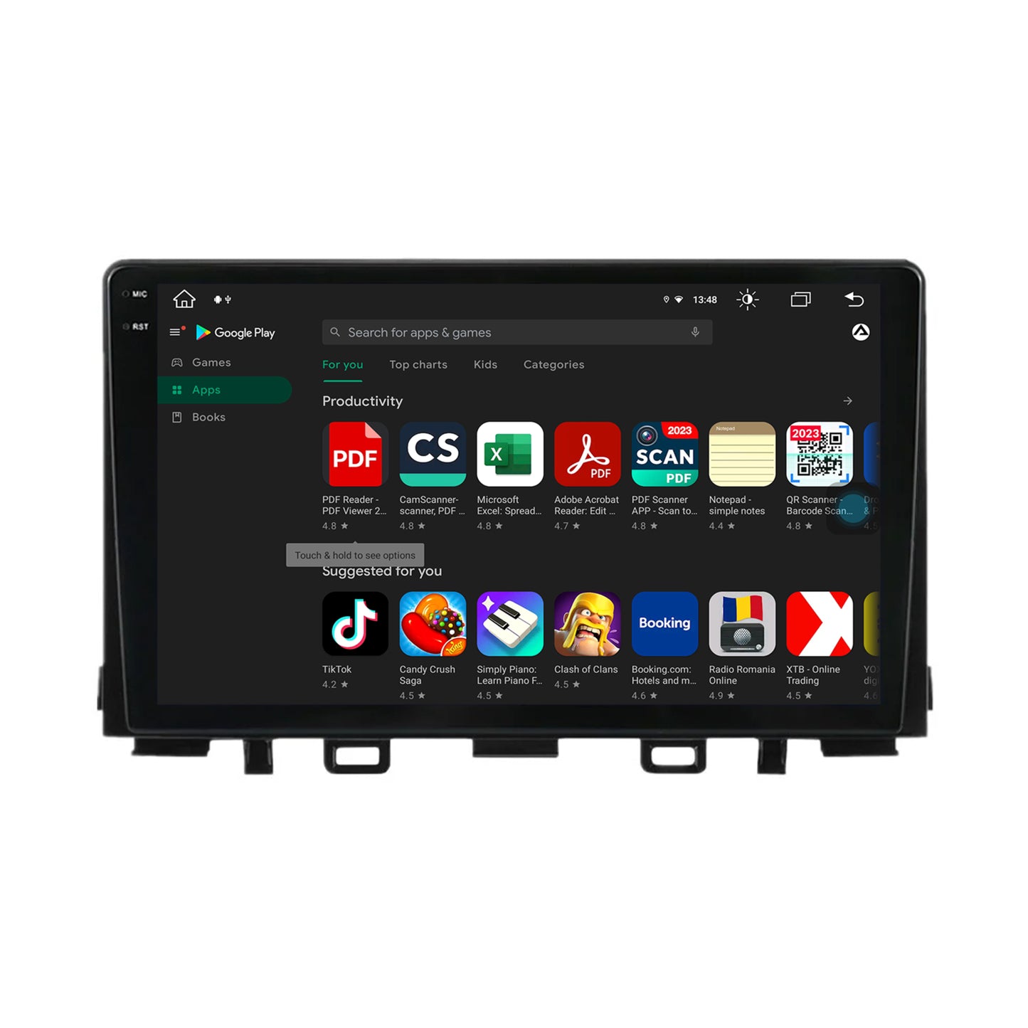Navigatie Kia Rio (2017-2024), Android, V-Octacore / 4GB RAM + 64GB ROM, 9.5 Inch - AD-BGV9004+AD-BGRKIT222