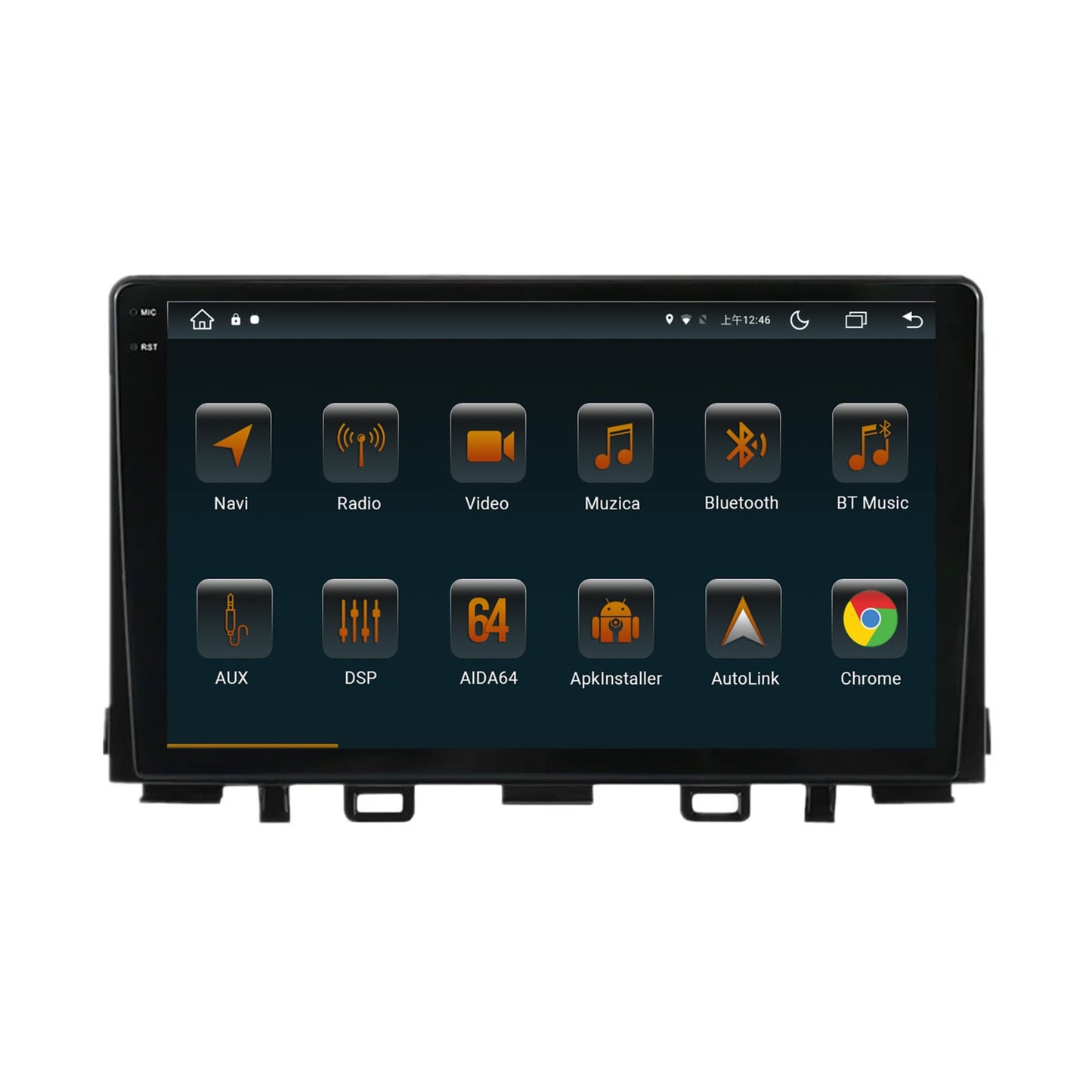 Navigatie Kia Rio (2017-2024), Android, V-Octacore / 4GB RAM + 64GB ROM, 9.5 Inch - AD-BGV9004+AD-BGRKIT222