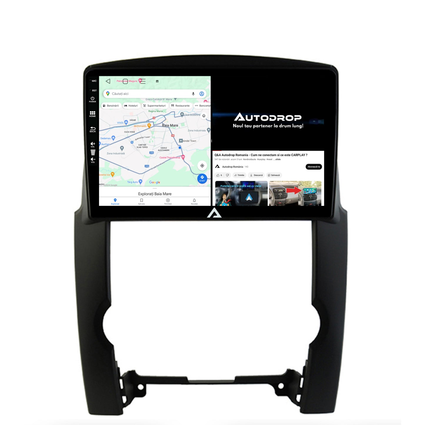 Navigatie Kia Sorento (2009-2013), Android, P-Octacore / 2GB RAM + 32GB ROM, 10.1 Inch - AD-BGP10002+AD-BGRKIT208