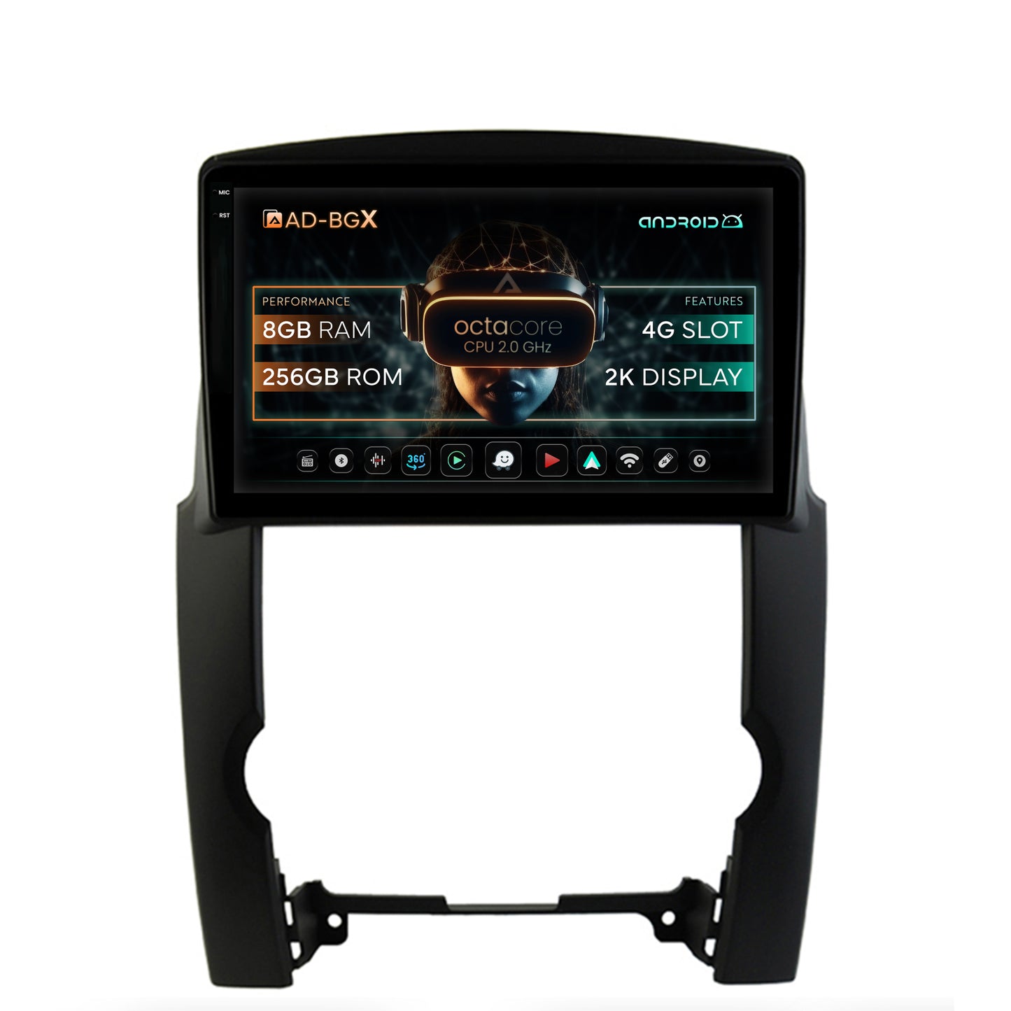 Navigatie Kia Sorento (2009-2013), Android, X-Octacore / 8GB RAM + 256GB ROM, 10.36 Inch - AD-BGX10008+AD-BGRKIT208