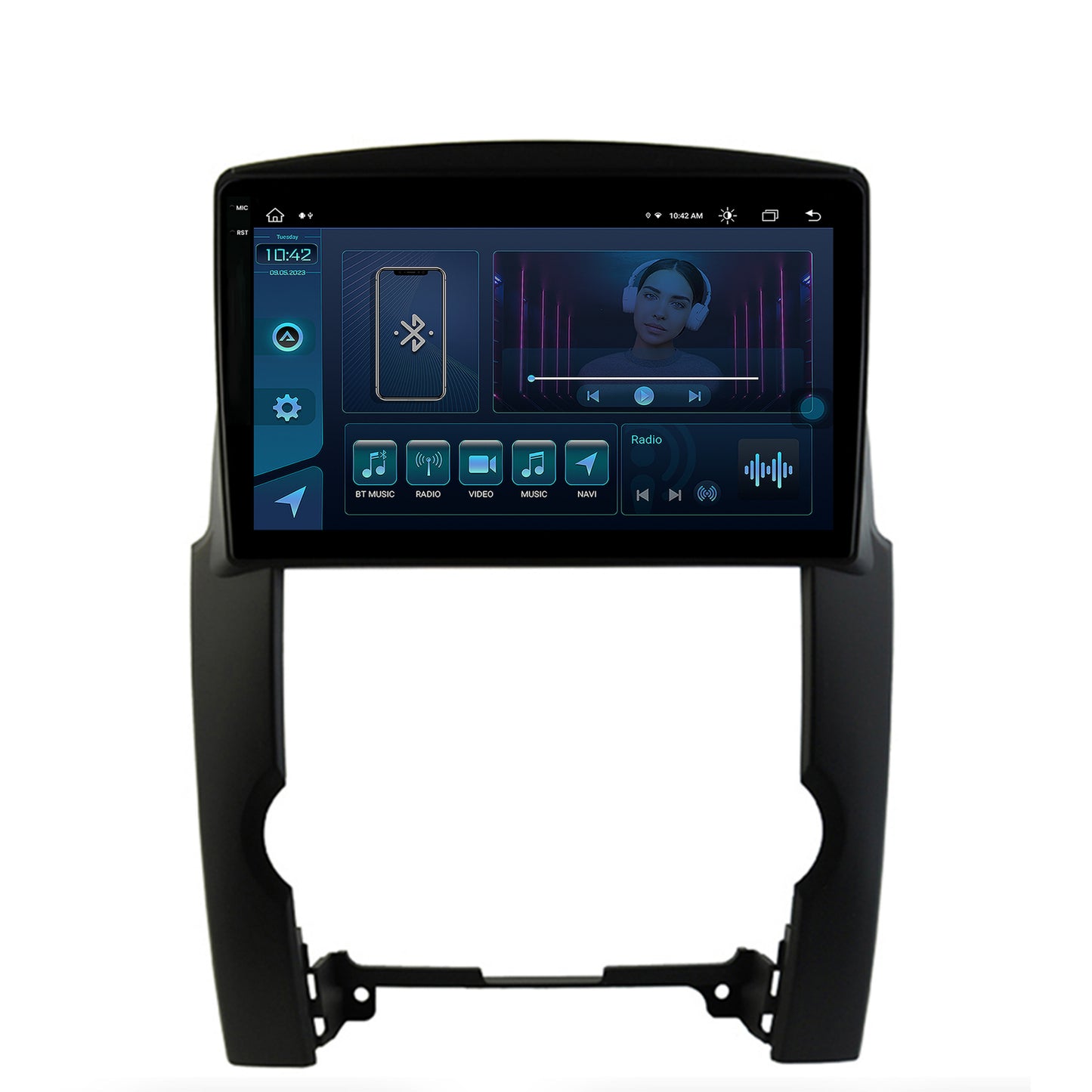 Navigatie Kia Sorento (2009-2013), Android, X-Octacore / 8GB RAM + 256GB ROM, 10.36 Inch - AD-BGX10008+AD-BGRKIT208