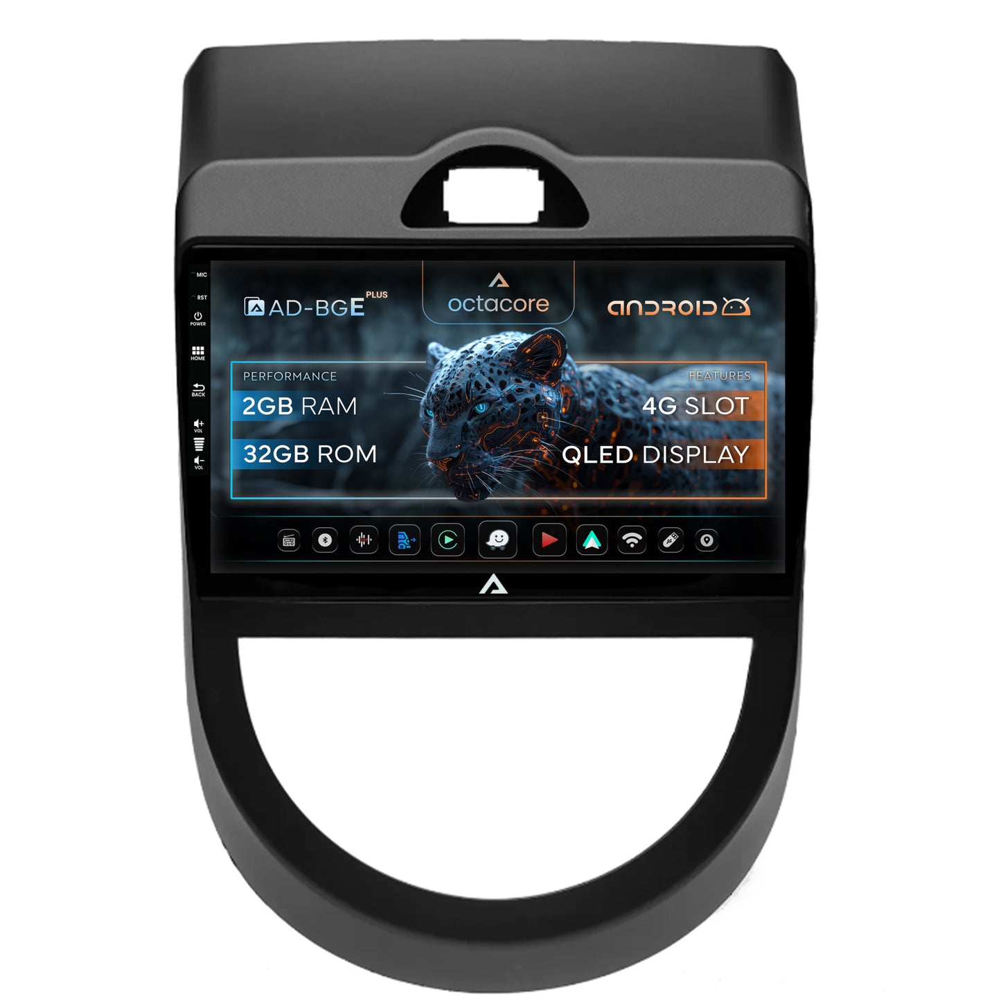 Navigatie Kia Soul (2009-2013), Android, E-Octacore / 2GB RAM + 32GB ROM, 9 Inch - AD-BGE9002+AD-BGRKIT215V2