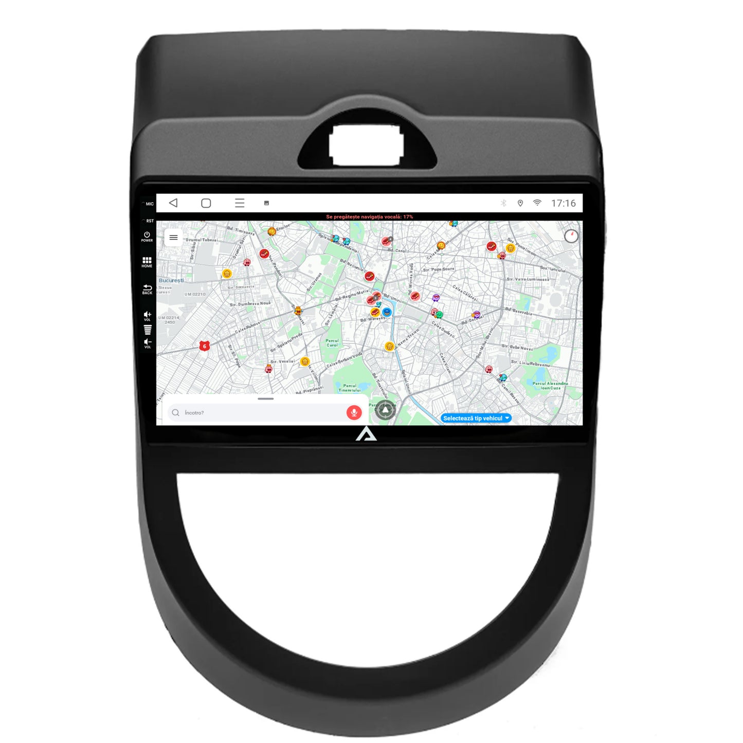 Navigatie Kia Soul (2009-2013), Android, P-Octacore / 2GB RAM + 32GB ROM, 9 Inch - AD-BGP9002+AD-BGRKIT215V2