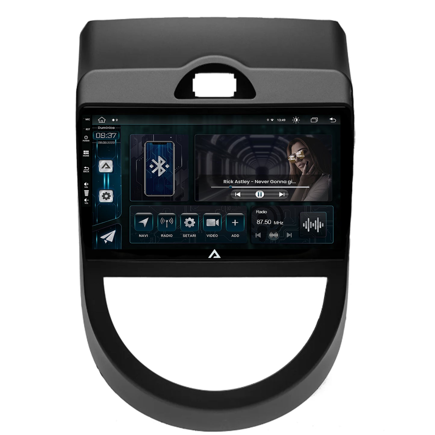 Navigatie Kia Soul (2009-2013), Android, Z-Octacore / 8GB RAM + 256GB ROM, 9 Inch - AD-BGZ9008+AD-BGRKIT215V2