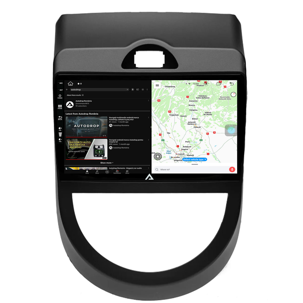 Navigatie Kia Soul (2009-2013), Android, Z-Octacore / 8GB RAM + 256GB ROM, 9 Inch - AD-BGZ9008+AD-BGRKIT215V2