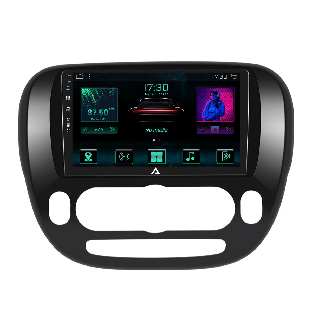 Navigatie Kia Soul (2014-2019), Android, A-Octacore / 4GB RAM + 64GB ROM, 9 Inch - AD-BGA9004+AD-BGRKIT233V1