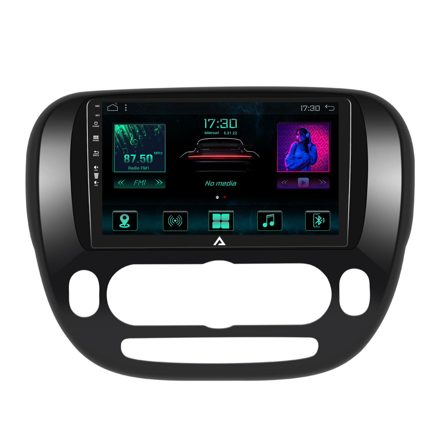 Navigatie Kia Soul (2014-2019), Android, A-Octacore / 4GB RAM + 64GB ROM, 9 Inch - AD-BGA9004+AD-BGRKIT233V1