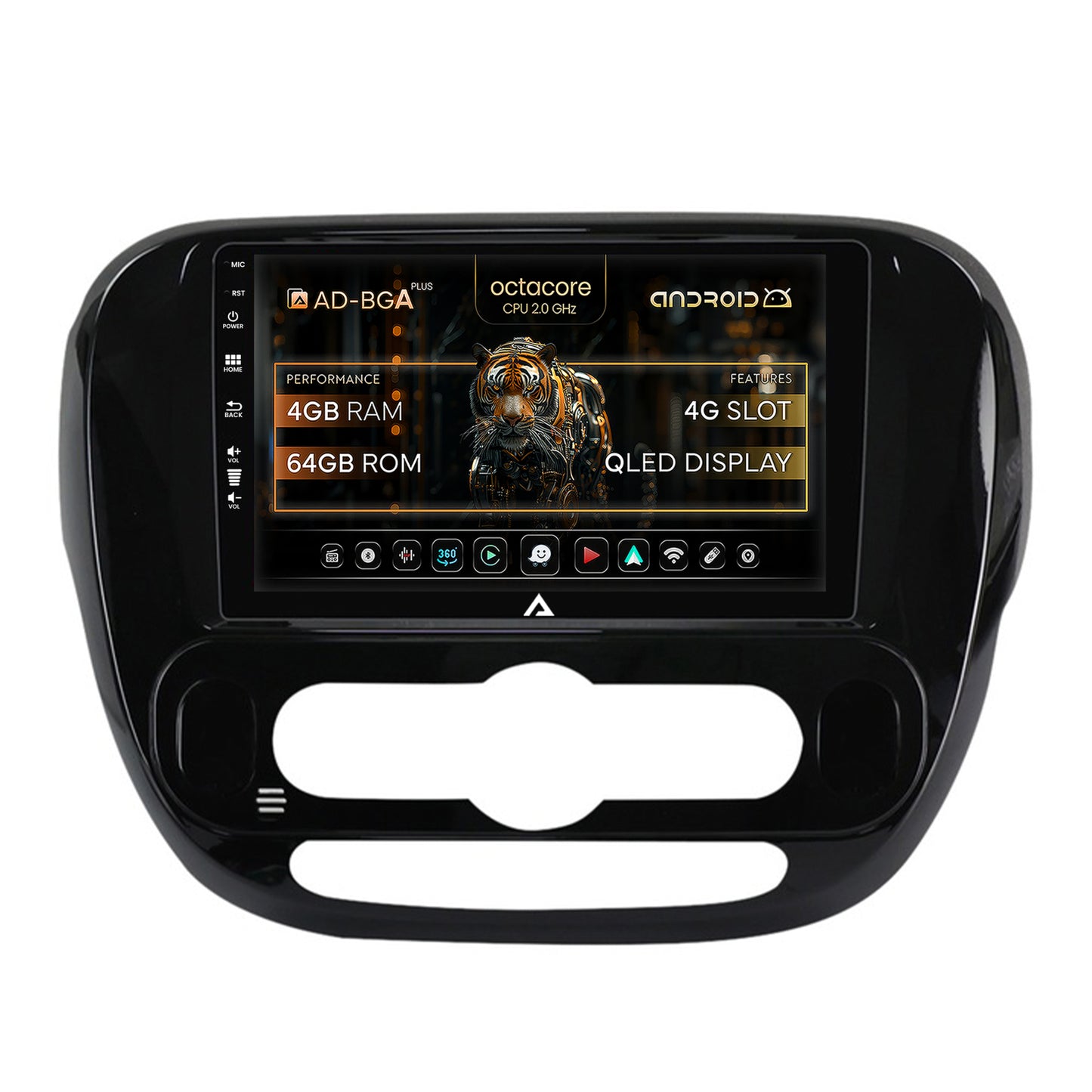 Navigatie Kia Soul (2014-2019), Android, A-Octacore / 4GB RAM + 64GB ROM, 9 Inch - AD-BGA9004+AD-BGRKIT233V2