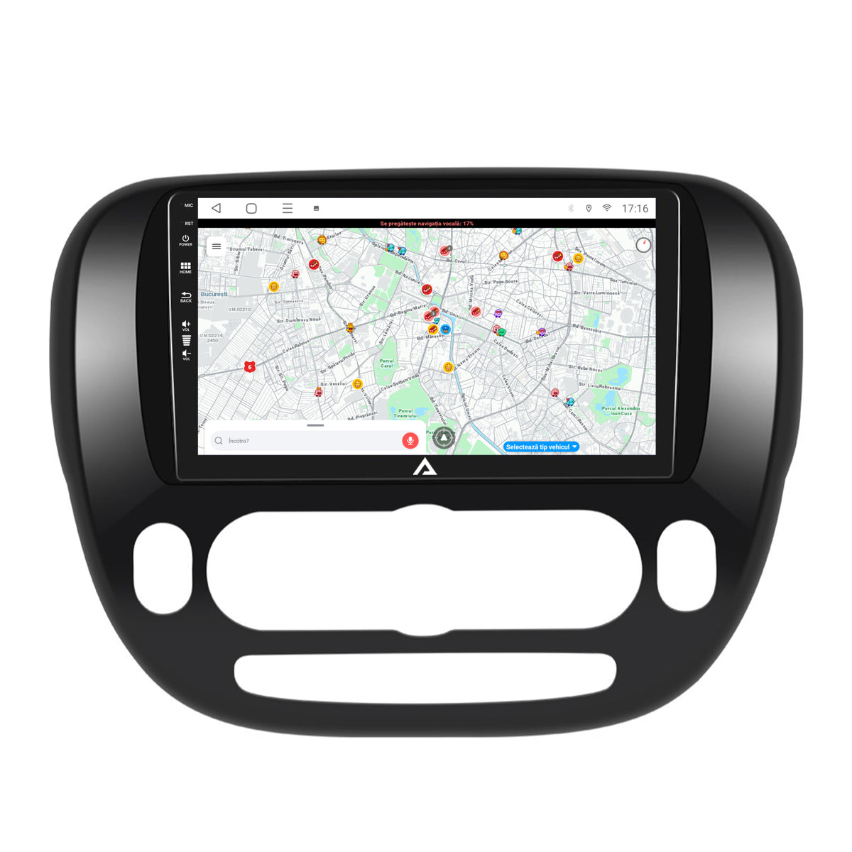 Navigatie Kia Soul (2014-2019), Android, E-Octacore / 2GB RAM + 32GB ROM, 9 Inch - AD-BGE9002+AD-BGRKIT233V1
