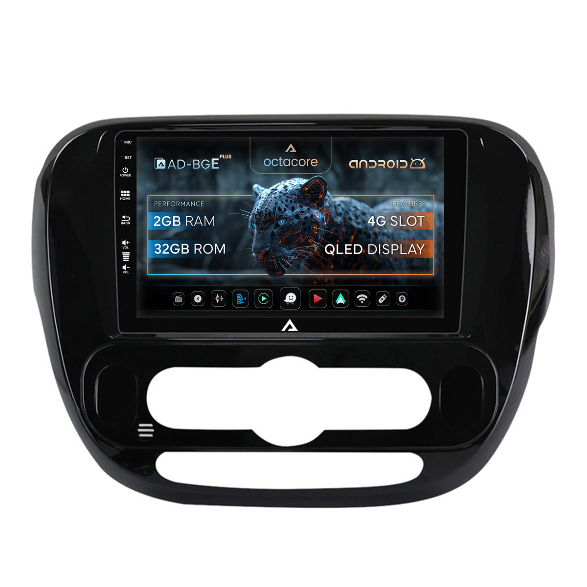Navigatie Kia Soul (2014-2019), Android, E-Octacore / 2GB RAM + 32GB ROM, 9 Inch - AD-BGE9002+AD-BGRKIT233V2