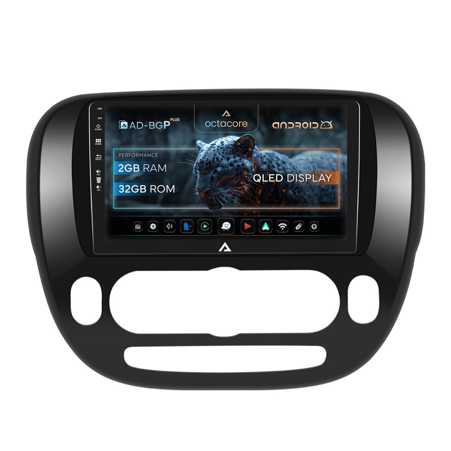 Navigatie Kia Soul (2014-2019), Android, P-Octacore / 2GB RAM + 32GB ROM, 9 Inch - AD-BGP9002+AD-BGRKIT233V1