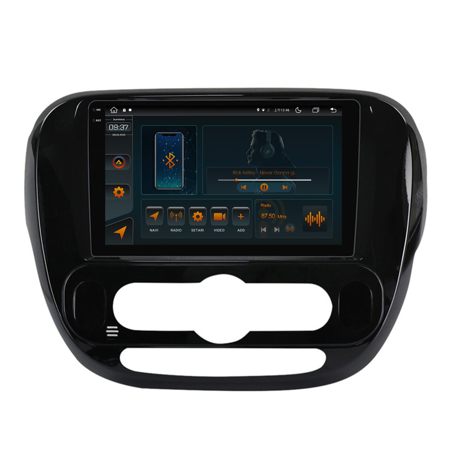 Navigatie Kia Soul (2014-2019), Android, V-Octacore / 4GB RAM + 64GB ROM, 9.5 Inch - AD-BGV9004+AD-BGRKIT233V2