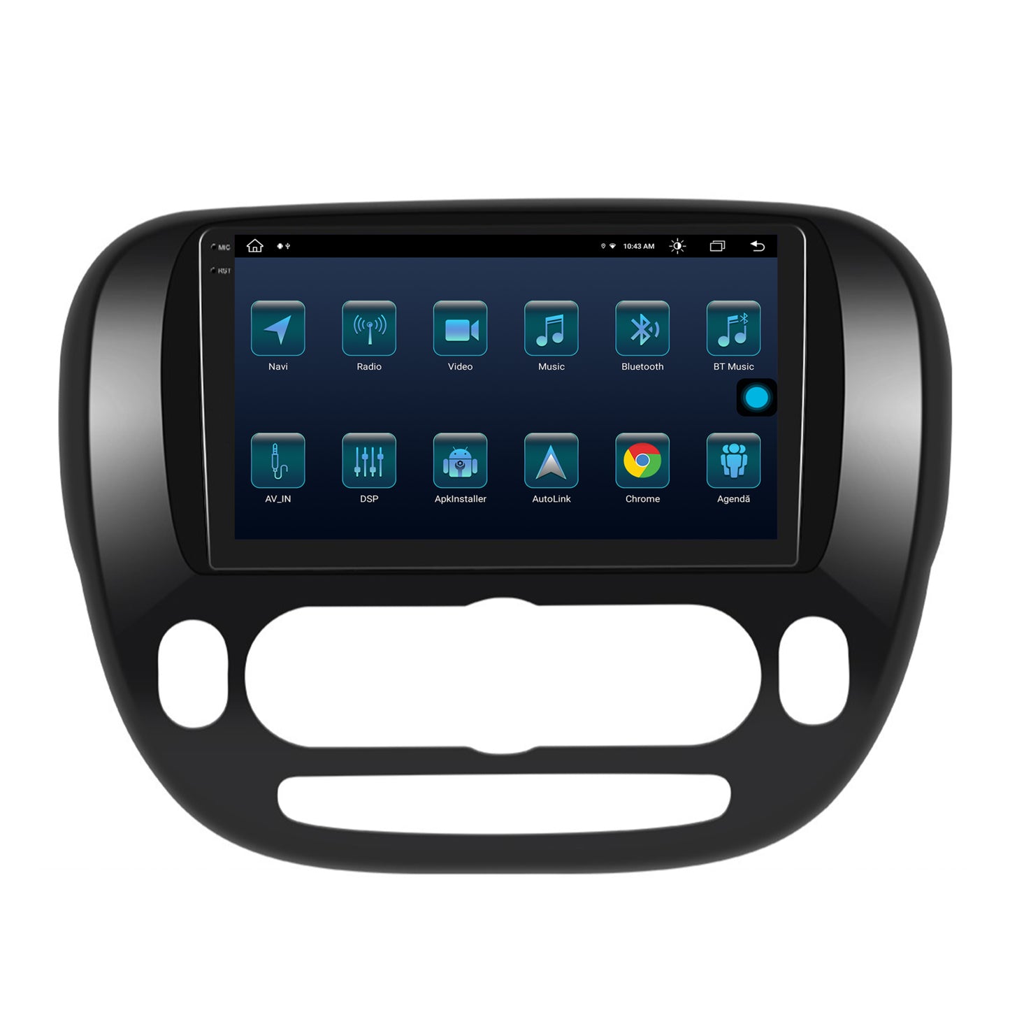 Navigatie Kia Soul (2014-2019), Android, X-Octacore / 8GB RAM + 256GB ROM, 9.5 Inch - AD-BGX9008+AD-BGRKIT233V1