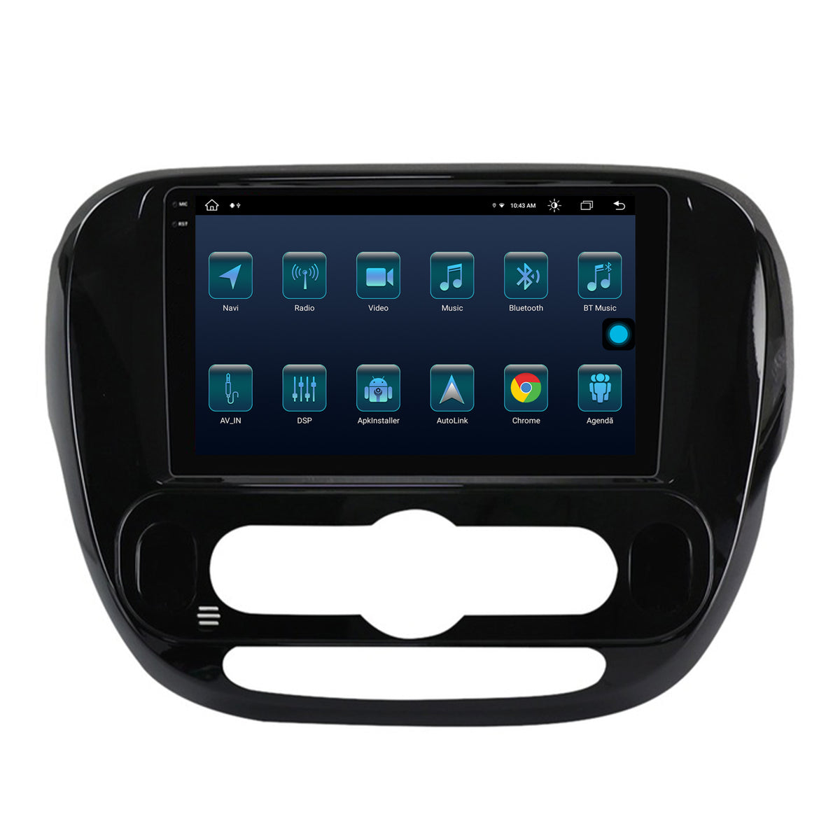 Navigatie Kia Soul (2014-2019), Android, X-Octacore / 8GB RAM + 256GB ROM, 9.5 Inch - AD-BGX9008+AD-BGRKIT233V2