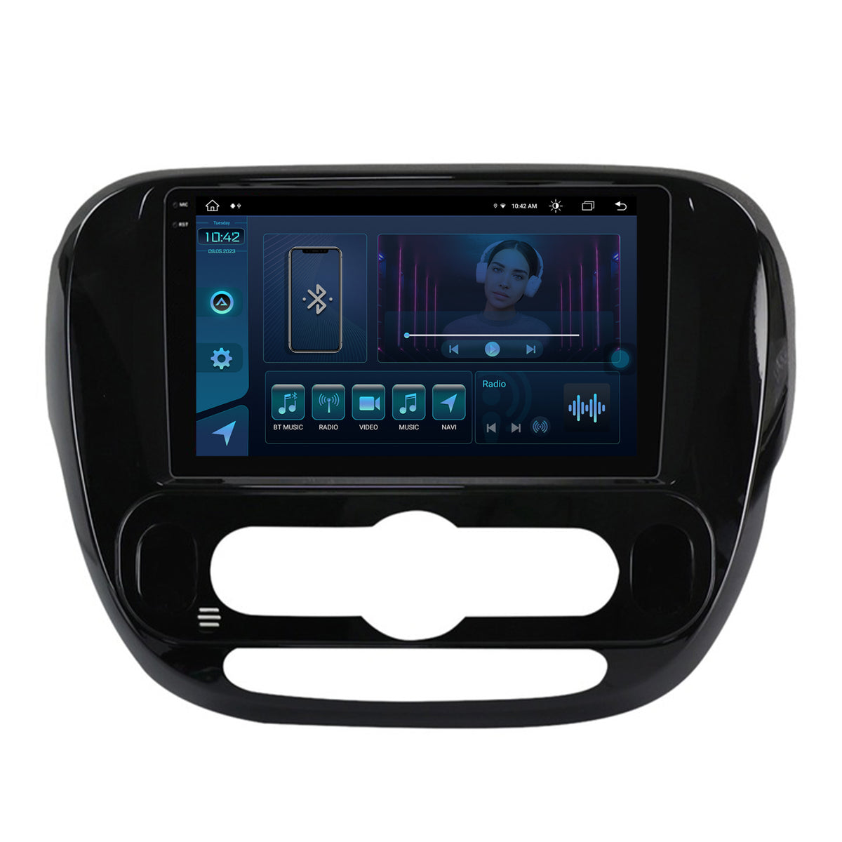 Navigatie Kia Soul (2014-2019), Android, X-Octacore / 8GB RAM + 256GB ROM, 9.5 Inch - AD-BGX9008+AD-BGRKIT233V2