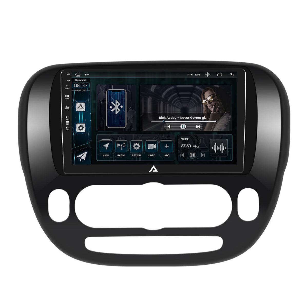 Navigatie Kia Soul (2014-2019), Android, Z-Octacore / 8GB RAM + 256GB ROM, 9 Inch - AD-BGZ9008+AD-BGRKIT233V1