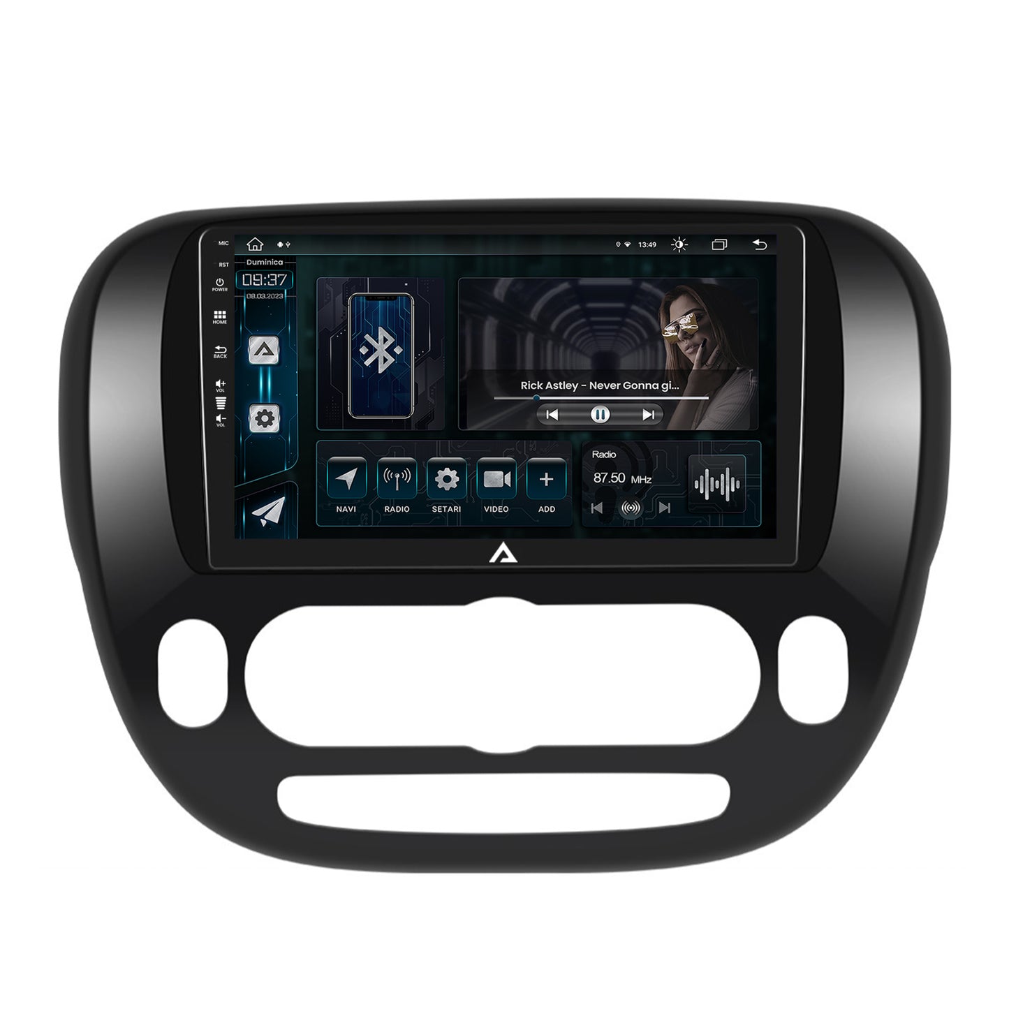 Navigatie Kia Soul (2014-2019), Android, Z-Octacore / 8GB RAM + 256GB ROM, 9 Inch - AD-BGZ9008+AD-BGRKIT233V1