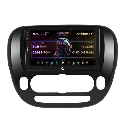 Navigatie Kia Soul (2014-2019), Android, Z-Octacore / 8GB RAM + 256GB ROM, 9 Inch - AD-BGZ9008+AD-BGRKIT233V1