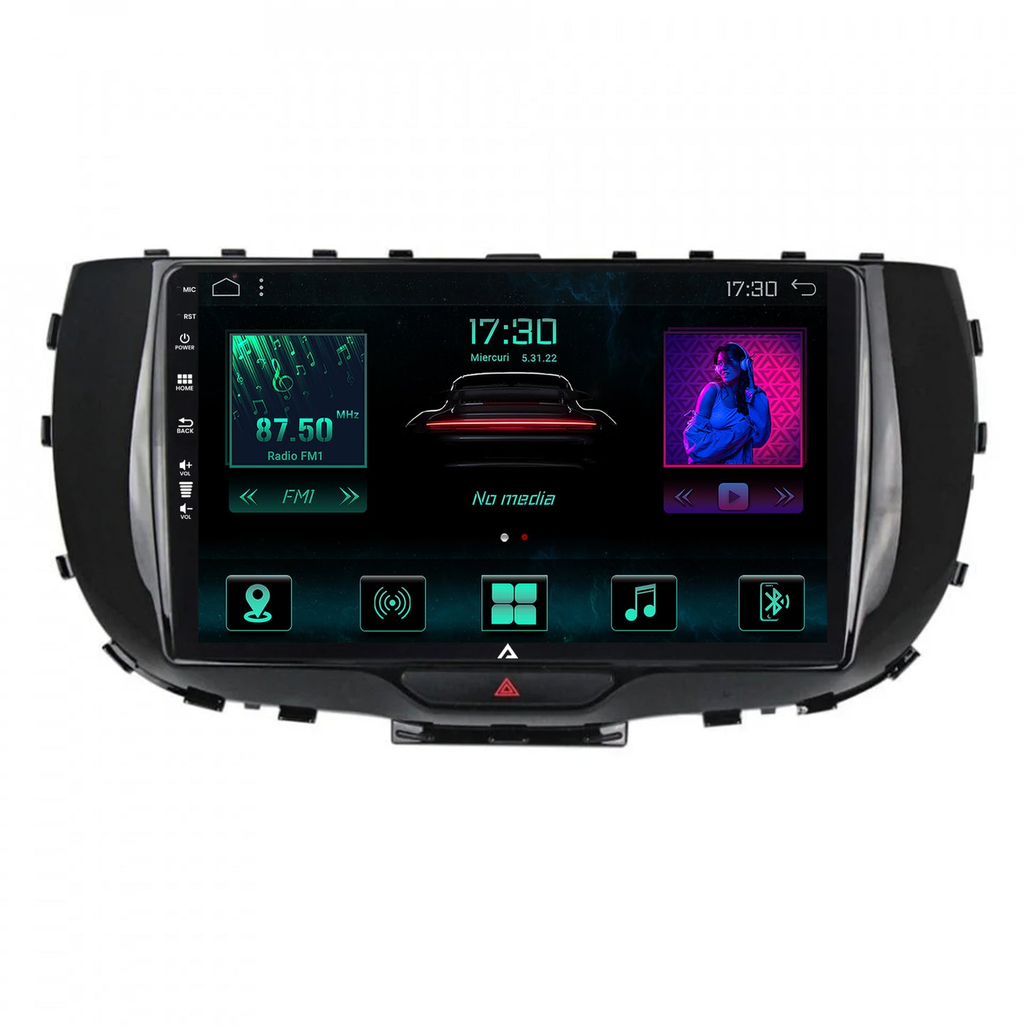 Navigatie Kia Soul (2019+), Android, A-Octacore / 4GB RAM + 64GB ROM, 9 Inch - AD-BGA9004+AD-BGRKIT235