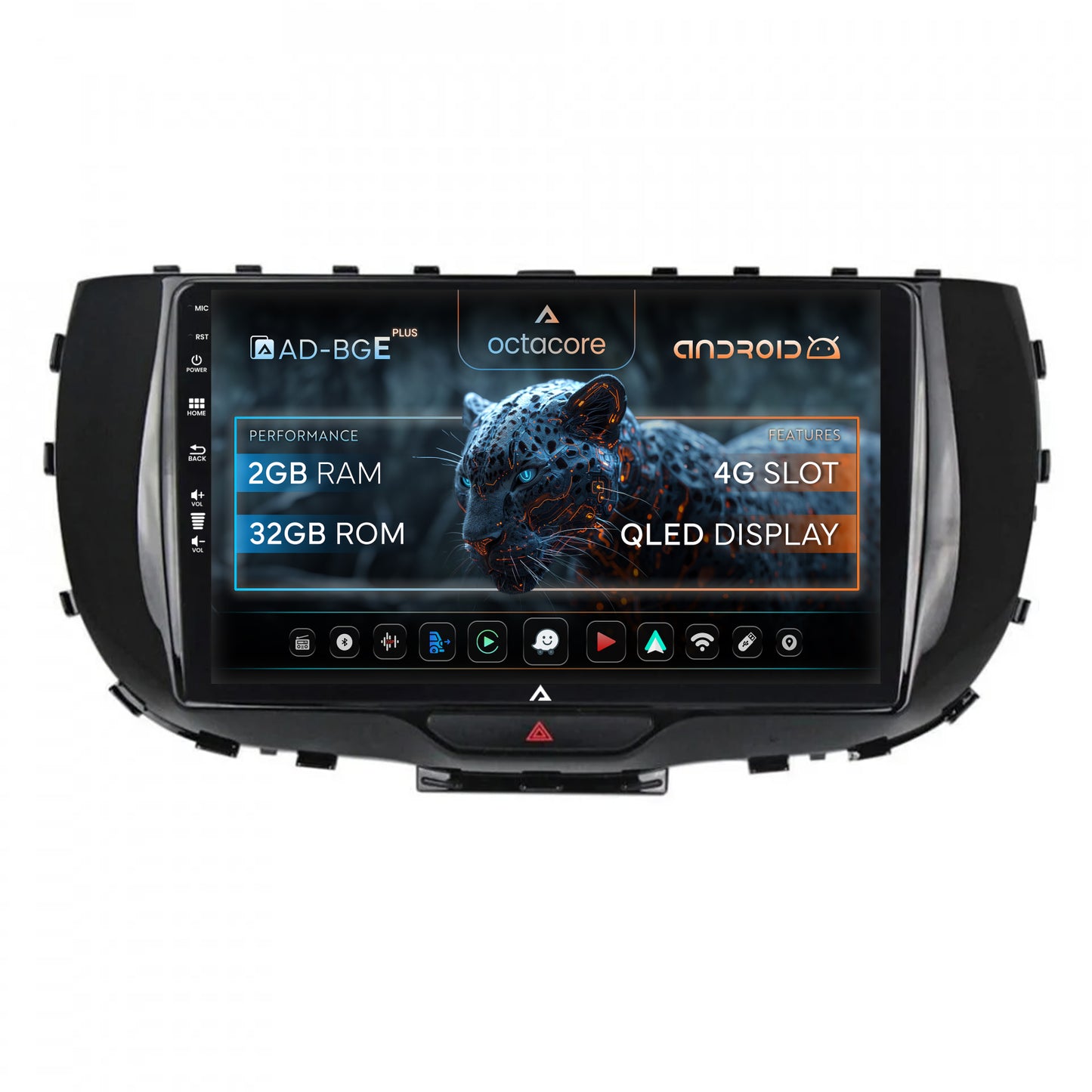 Navigatie Kia Soul (2019+), Android, E-Octacore / 2GB RAM + 32GB ROM, 9 Inch - AD-BGE9002+AD-BGRKIT235