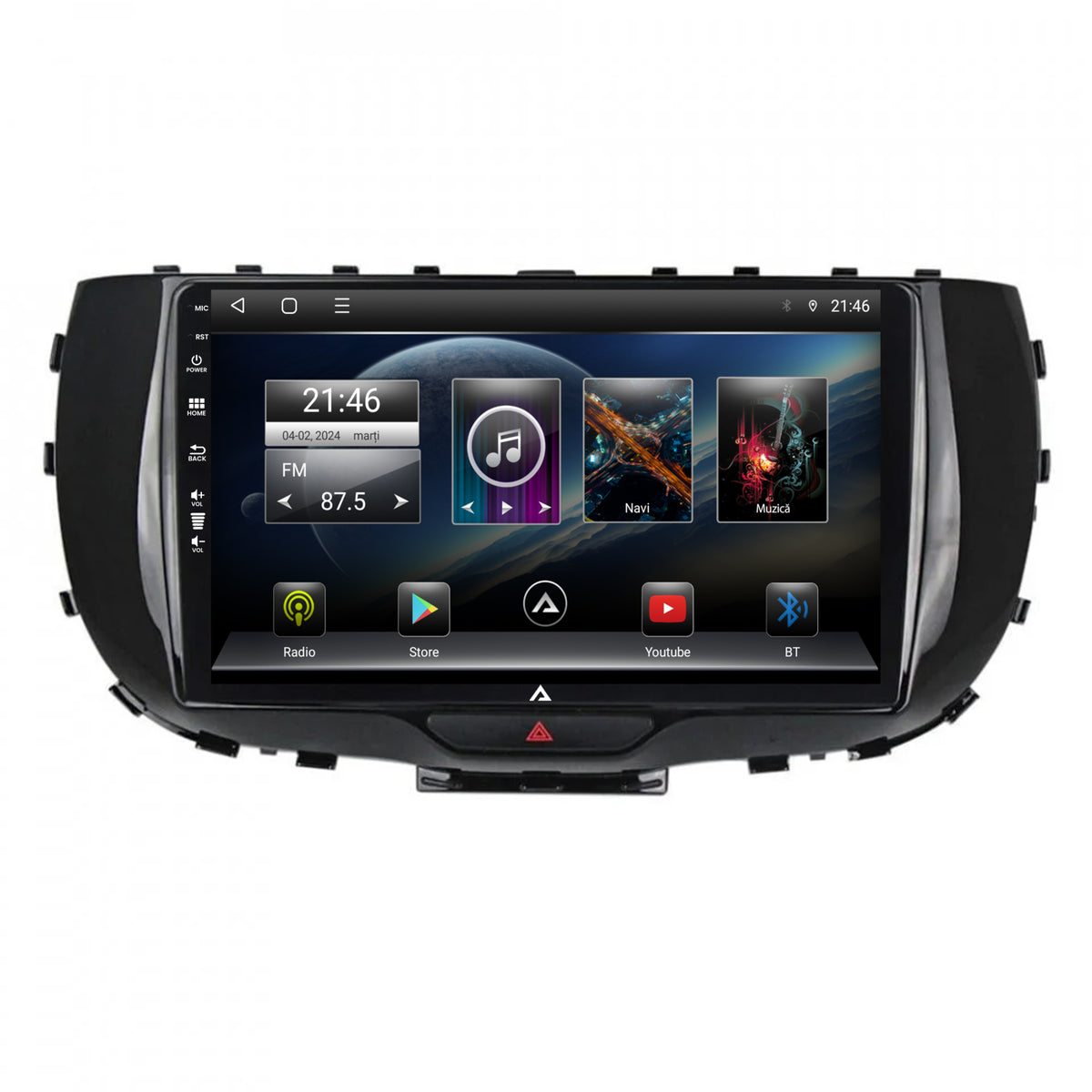 Navigatie Kia Soul (2019+), Android, P-Octacore / 2GB RAM + 32GB ROM, 9 Inch - AD-BGP9002+AD-BGRKIT235