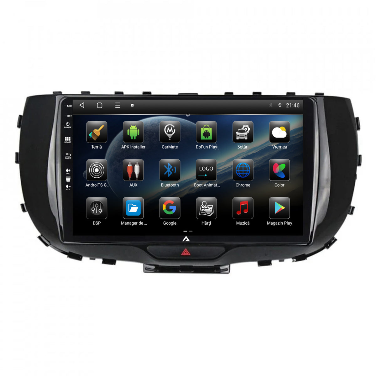 Navigatie Kia Soul (2019+), Android, P-Octacore / 2GB RAM + 32GB ROM, 9 Inch - AD-BGP9002+AD-BGRKIT235