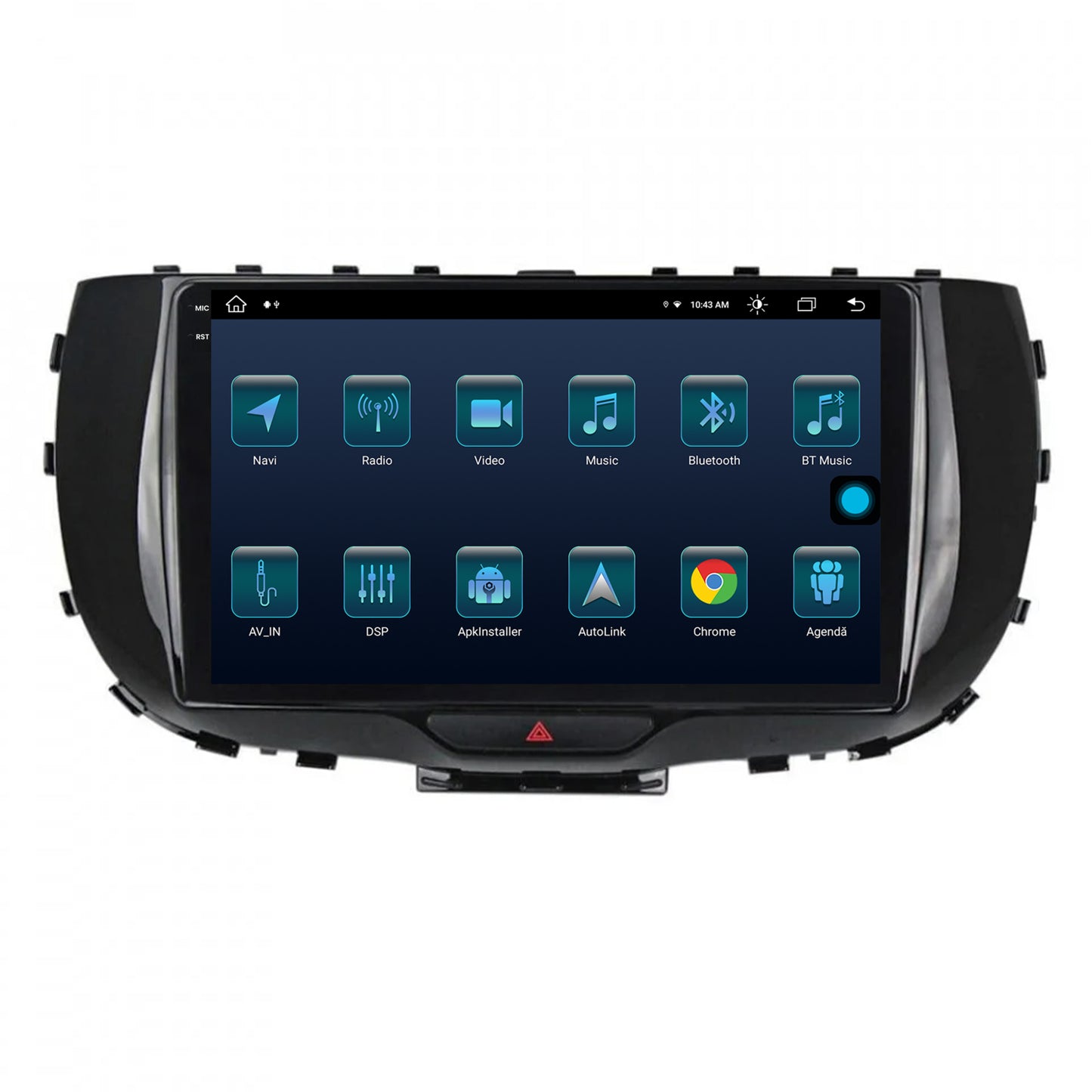 Navigatie Kia Soul (2019+), Android, X-Octacore / 8GB RAM + 256GB ROM, 9.5 Inch - AD-BGX9008+AD-BGRKIT235